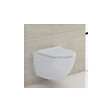 GROHE - Pack WC Cuvette Compacte Sento RIM-EX (sans bride) + Rapid SL autoportant NF + plaque chrome (ProjectSentoRimlessCOMPACT-1) - vignette