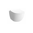 GROHE - Pack WC Bâti autoportant + Cuvette Vitra Sento compacte sans bride + Plaque chrome (ProjectSentoRimlessCompact-2) - vignette
