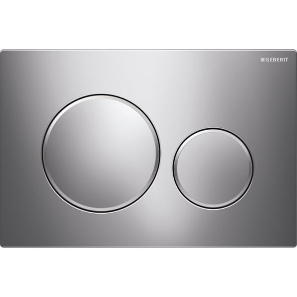 GEBERIT - Pack WC Bati Geberit extra-plat + WC Swiss Aqua Technologies sans bride + Abattant + Plaque + habillage (SLIM-SATrimless-F-sabo) - large