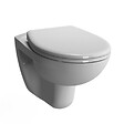 GROHE - Pack WC Bâti Autoportant Rapid SL + WC sans bride Vitra Normus + Abattant softclose + Plaque chrome (ProjectNormusRimless-1) - vignette