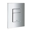 GROHE - Pack WC Bâti Autoportant Rapid SL + WC sans bride Vitra Normus + Abattant softclose + Plaque chrome (ProjectNormusRimless-1) - vignette