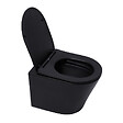 SWISS AQUA TECHNOLOGIES - Pack WC bâti-autoportant + WC sans bride SAT Infinitio + Abattant SoftClose + Plaque noir mat (SMART-BlackInfinitio-M678) - vignette