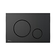 SWISS AQUA TECHNOLOGIES - Pack WC bâti-autoportant + WC sans bride SAT Infinitio + Abattant SoftClose + Plaque noir mat (SMART-BlackInfinitio-M678) - vignette