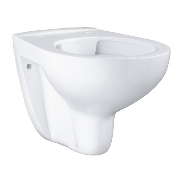 GROHE - Pack WC Rapid SL + WC Bau Ceramic sans bride + Siège abattant SoftClose + Plaque de commande noir mat  (RapidSL-Bau-KF0) - large