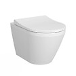 VILLEROY & BOCH - ViConnect Pro S Pack WC bâti Villeroy & Boch + WC Vitra sans bride + abattant SoftClose + plaque chrome (VCNINTEGRARS2CH) - vignette