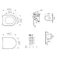 VILLEROY & BOCH - ViConnect Pro S Pack WC bâti Villeroy & Boch + WC Vitra sans bride + abattant SoftClose + plaque chrome (VCNINTEGRARS2CH) - vignette