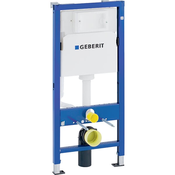GEBERIT - Pack WC Bati UP100 + WC sans bride Villeroy & Boch Architectura, fixations invisibles + Abattant + Plaque blanche - large
