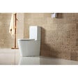 SWISS AQUA TECHNOLOGIES - lot de 6 Brevis WC à poser Haut de gamme, sans bride + abattant softclose, alimentation latérale éco, vidage universel - vignette