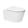 SWISS AQUA TECHNOLOGIES - Pack WC Bâti-support Rapid SL + WC sans bride SAT Brevis + Plaque Chrome - vignette