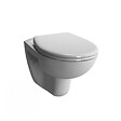 GROHE - Pack WC Bâti Autoportant Rapid SL + WC sans bride Vitra Normus + Abattant softclose + Plaque chrome - vignette