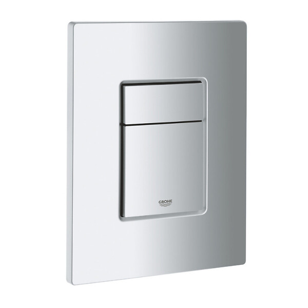 GROHE - Pack WC Bâti Autoportant Rapid SL + WC sans bride Vitra Normus + Abattant softclose + Plaque chrome - large