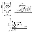GROHE - Pack WC Bâti Autoportant Rapid SL + WC sans bride Vitra Normus + Abattant softclose + Plaque chrome - vignette