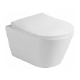 GEBERIT - Pack WC Bati-support Geberit + WC sans bride Avva + Abattant SoftClose + Plaque blanche + Set d'isolation phonique (AvvaGeb3SET) - vignette
