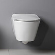 GEBERIT - Pack WC Bati-support Geberit + WC sans bride Avva + Abattant SoftClose + Plaque blanche + Set d'isolation phonique (AvvaGeb3SET) - vignette