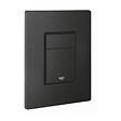 GROHE - Pack WC Bâti-support Rapid SL + WC Swiss Aqua Technologies Infinitio sans bride + Plaque Noir mat (RapidSL082-Infinitio-KF0) - vignette