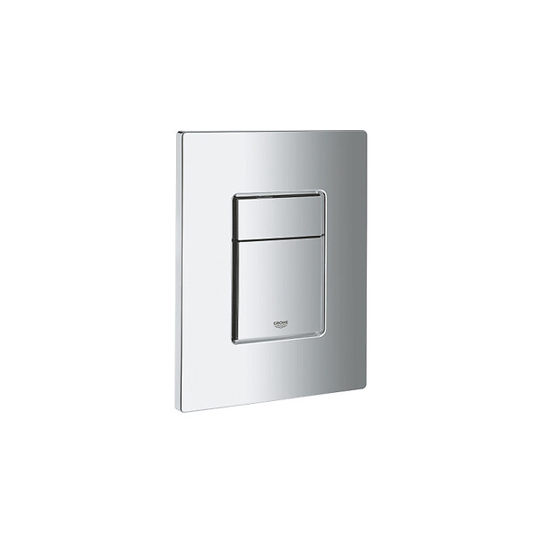 GROHE - Pack WC Bâti-autoportant Rapid SL + WC sans bride Bello + Abattant softclose + Plaque chrome (ProjectBello-1) - large