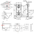 GROHE - Pack WC autoportant avec cuvette Swiss Aqua Technologies sans bride + Plaque chrome (ProjectSATrimless-1-SP) - vignette