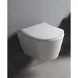 GEBERIT - Pack WC Bati-support Geberit Duofix UP100 + WC sans bride Lucco Avva avec fixations invisibles + Abattant softclose + Plaque - vignette