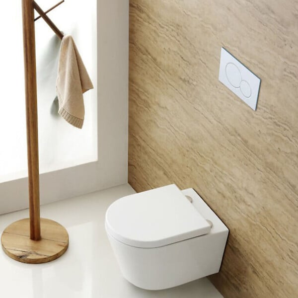 GROHE - Pack WC Bâti autoportant Rapid SL + WC SAT sans bride et fixations invisibles + Plaque Noir mat (ProjectSATrimless-KF0) - large