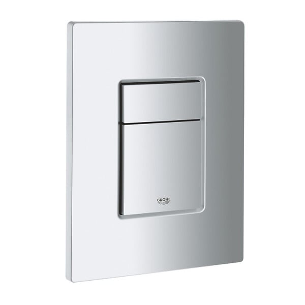 GROHE - Grohe Pack WC Bâti Autoportant Rapid SL + WC Vitra Integra + Abattant en Duroplast + Plaque chrome - large