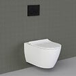 GROHE - Pack WC Bâti-autoportant Rapid SL + WC sans bride Bello + Abattant softclose + Plaque chrome (ProjectBello-1-SP) - vignette
