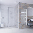 SWISS AQUA TECHNOLOGIES - Pack WC Rapid SL autoportant + WC sans bride SAT Brevis + Abattant ultra-fin softclose Plaque blanche - vignette