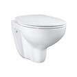 GROHE - Pack WC Bâti-support Rapid SL + Cuvette Bau sans bride + Abattant SoftClose + Plaque Chrome (RapidSL082-Bau-1) - vignette