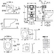 GROHE - Pack WC Bâti-support Rapid SL + Cuvette Bau sans bride + Abattant SoftClose + Plaque Chrome (RapidSL082-Bau-1) - vignette