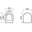 VITRA - Vitra  Integra Pack WC à poser sans bride avec abattant frein de chute et réservoir, Blanc (9859-003-7202-SP) - vignette