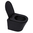 GROHE - Pack WC Bâti Solido + WC sans bride SAT Noir mat + Abattant frein de chute + Plaque noir mat (AUTOPORTANT-BLACKINFINITIO-KF0) - vignette