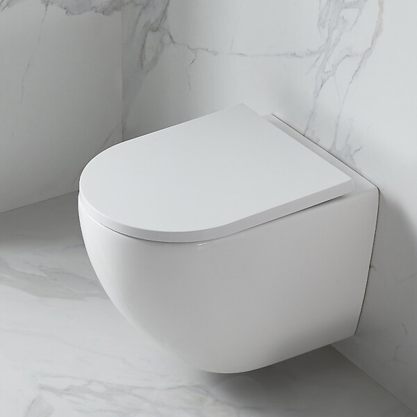 VILLEROY & BOCH - ViConnect Pro S Pack WC bâti Villeroy & Boch + WC Swiss Aqua Technologies + abattant SoftClose + plaque (VCNFUSIONTQ2SPCH) - large