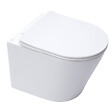 SWISS AQUA TECHNOLOGIES - Pack WC bâti-autoportant + WC SAT infinitio sans bride fixations invisibles + Abattant softclose + Plaque blanche/chrome - vignette