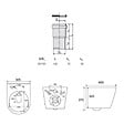 VILLEROY & BOCH - ViConnect Pro S Pack WC bâti Villeroy & Boch + abattant SoftClose + habillage + plaque (VCNINFI2CHSB) - vignette