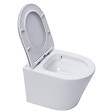 SWISS AQUA TECHNOLOGIES - Pack WC Bâti autoportant + WC sans bride SAT + Abattant frein de chute + Plaque Blanc Alpin - vignette