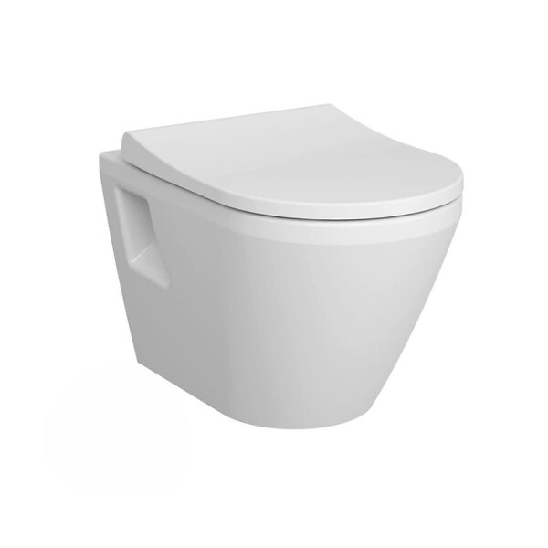 GROHE - Pack WC Bâti Autoportant Rapid SL + WC sans bride Integra + Abattant softclose + Plaque chrome (ProjectIntegraRimless2-1) - large