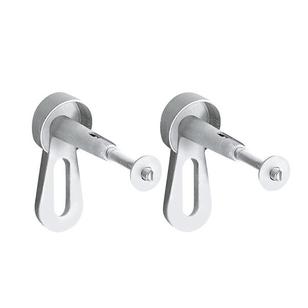 GROHE - Pack WC Rapid SL + WC Bau Ceramic sans bride + Siège abattant SoftClose + Plaque de commande noir mat  (RapidSL-Bau-KF0) - large
