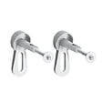 GROHE - Pack WC Rapid SL + WC Bau Ceramic sans bride + Siège abattant SoftClose + Plaque de commande noir mat  (RapidSL-Bau-KF0) - vignette