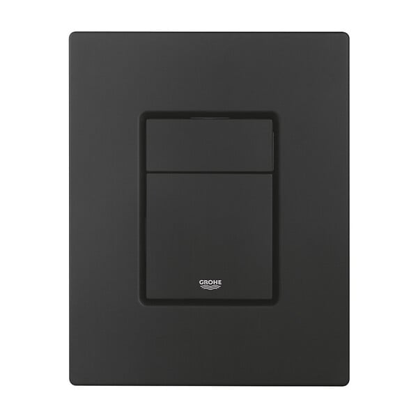 GROHE - Pack WC Rapid SL + WC Bau Ceramic sans bride + Siège abattant SoftClose + Plaque de commande noir mat  (RapidSL-Bau-KF0) - large