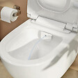 GROHE - Pack WC Bâti autoportant Rapid SL + WC sans bride avec fonction bidet thermostatique + Plaque chrome (ProjectSATClean-1) - vignette
