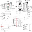 SWISS AQUA TECHNOLOGIES - Pack WC Rapid SL + cuvette sans bride SAT, fixations cachées + plaque Skate chrome - vignette