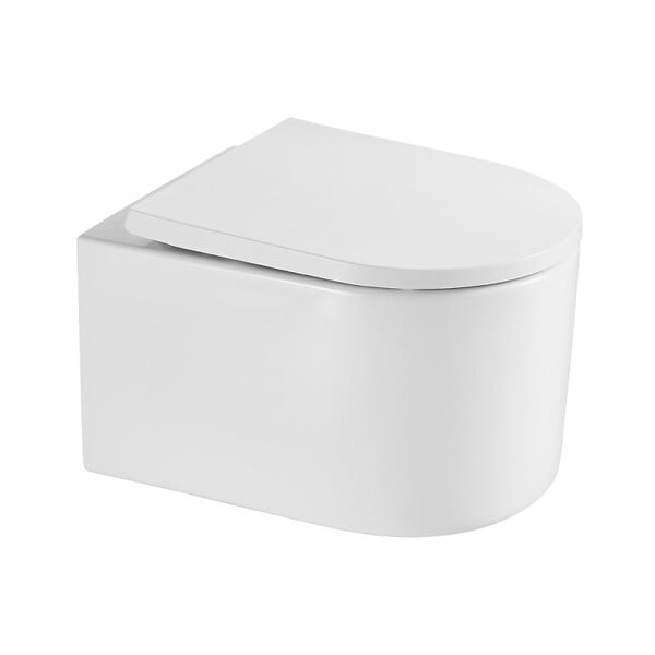 VILLEROY & BOCH - ViConnect Pro S Pack WC bâti Villeroy & Boch + WC sans bride Swiss Aqua Technologies + abattant + plaque (VCNDELANOTQ2CH) - large