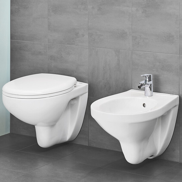 GROHE - pack WC Rapid SL autoportant  avec cuvette rimless Bau Ceramic (AutoportantBau1) - large