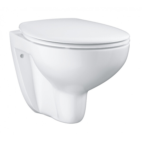 GROHE - Pack WC Rapid SL autoportant + cuvette Bau Ceramic sans bride + plaque Skate Air chrome (ProjectBau-2) - large