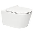 GROHE - Grohe Pack WC Rapid SL autoportant + WC sans bride SAT Brevis + Abattant ultra-fin softclose + Plaque noir mat - vignette