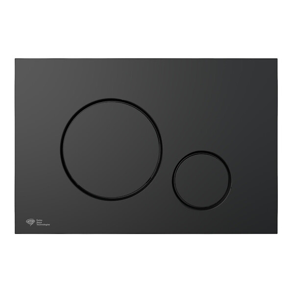 SWISS AQUA TECHNOLOGIES - Swiss Aqua Technologies Pack WC bâti-autoportant + WC Infinitio noir mat sans bride et fixations invisibles + Abattant softclose + Plaque noir mat - large