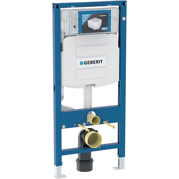 GEBERIT - Pack WC Bati Geberit  Duofix + Cuvette Ideal Standard Tesi Aquablade + Plaque de commande Sigma01 Blanche (GEBAQUA-B) - large