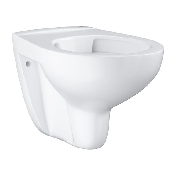 GROHE - Grohe Pack WC bâti-autoportant + Cuvette Bau sans bride + Abattant softclose + Plaque chrome + Set d'habillage (ProjectBau-1-sabo) - large