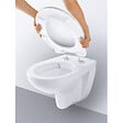 GROHE - Grohe Pack WC bâti-autoportant + Cuvette Bau sans bride + Abattant softclose + Plaque chrome + Set d'habillage (ProjectBau-1-sabo) - vignette