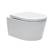 VILLEROY & BOCH - ViConnect Pro S Pack WC bâti Villeroy & Boch + WC sans bride Swiss Aqua Technologies + abattant + plaque (VICONSAT2CHSET) - vignette