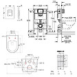 GROHE - Pack WC Bâti-support Rapid SL + WC sans bride SAT Brevis + Plaque Noir mat (RapidSL082-Brevis-KF0) - vignette